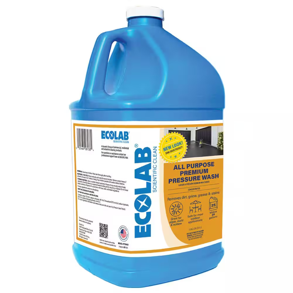 1 Gal. All Purpose Premium Pressure Wash Concentrate, Removes Stains on Patios,