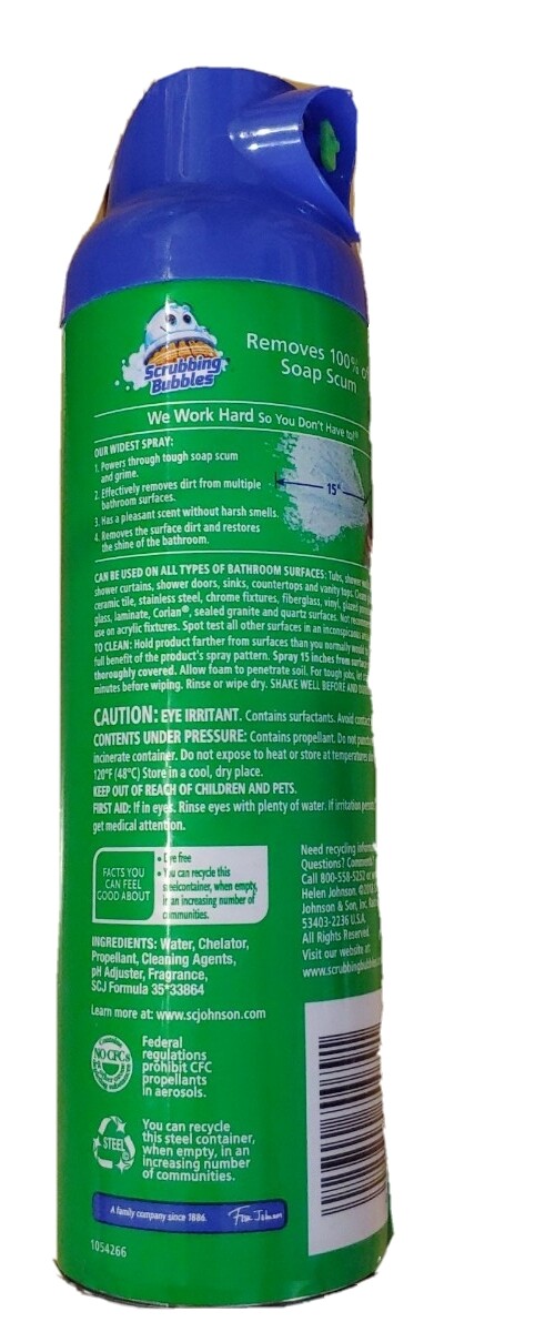 Scrubbing Bubbles MEGA SHOWER Foamer 20oz Wide Spray Widest Spray Rainshower x2