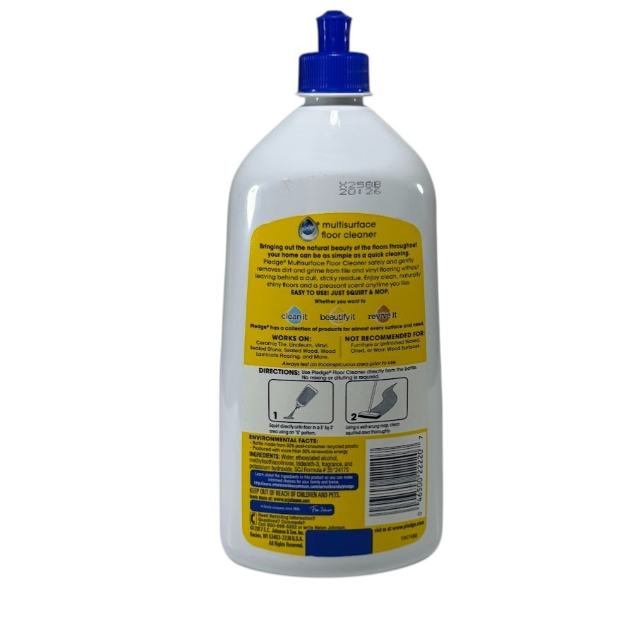 Pledge Clean It Multisurface Floor Cleaner Rainshower Squirt & Mop 27oz