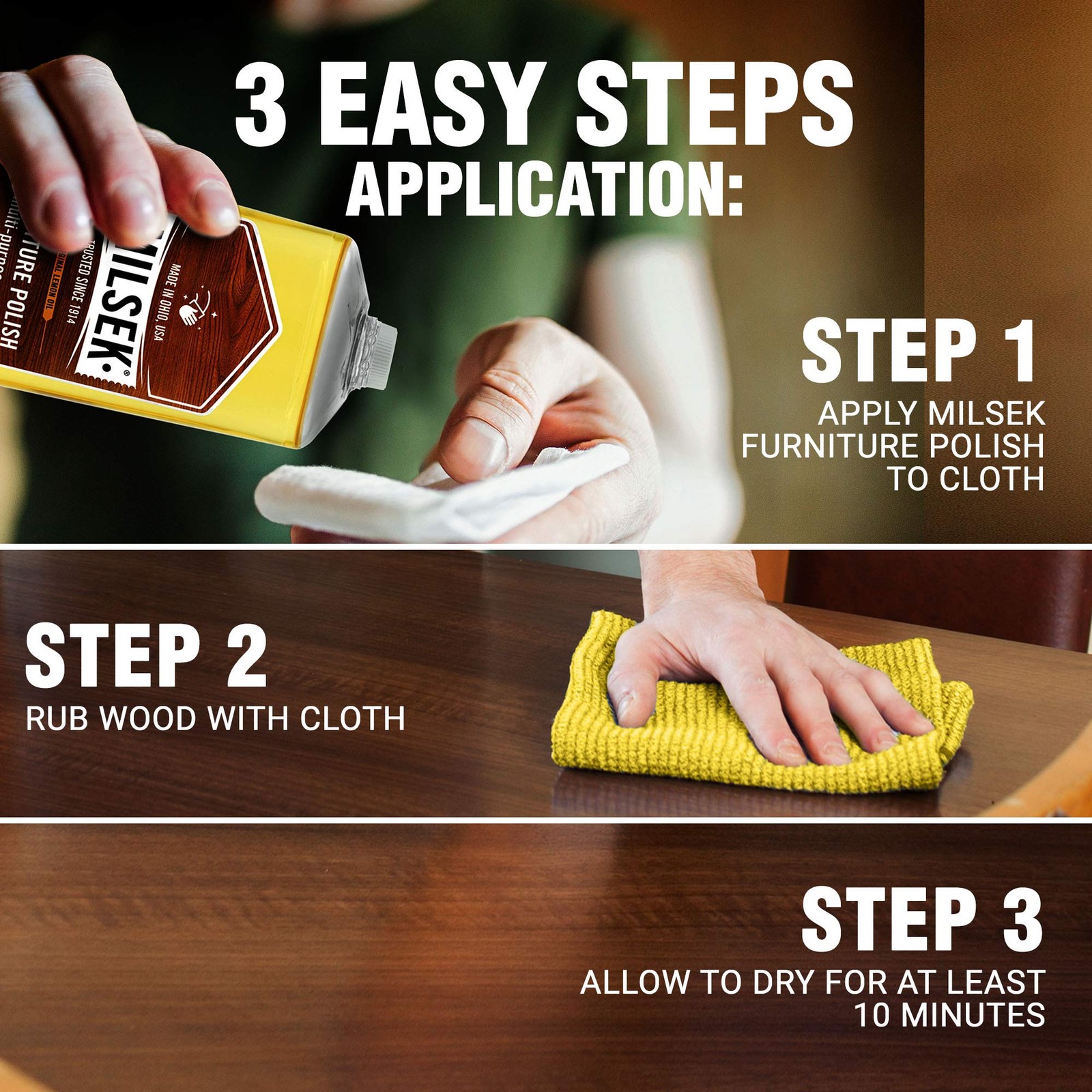 Furniture Polish and Wood Cleaner with Lemon Oil – Multipurpose Solution for …