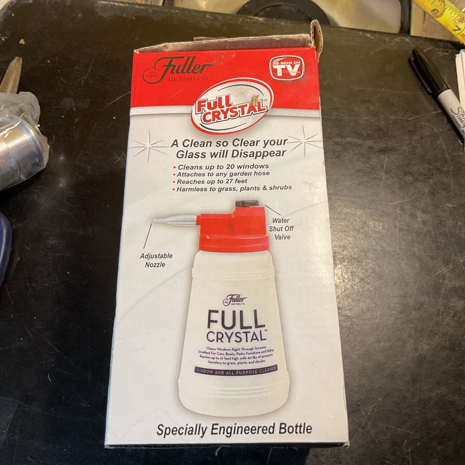 Fuller Brush Company Full Crystal Window /Screens. No Cleaning Powder