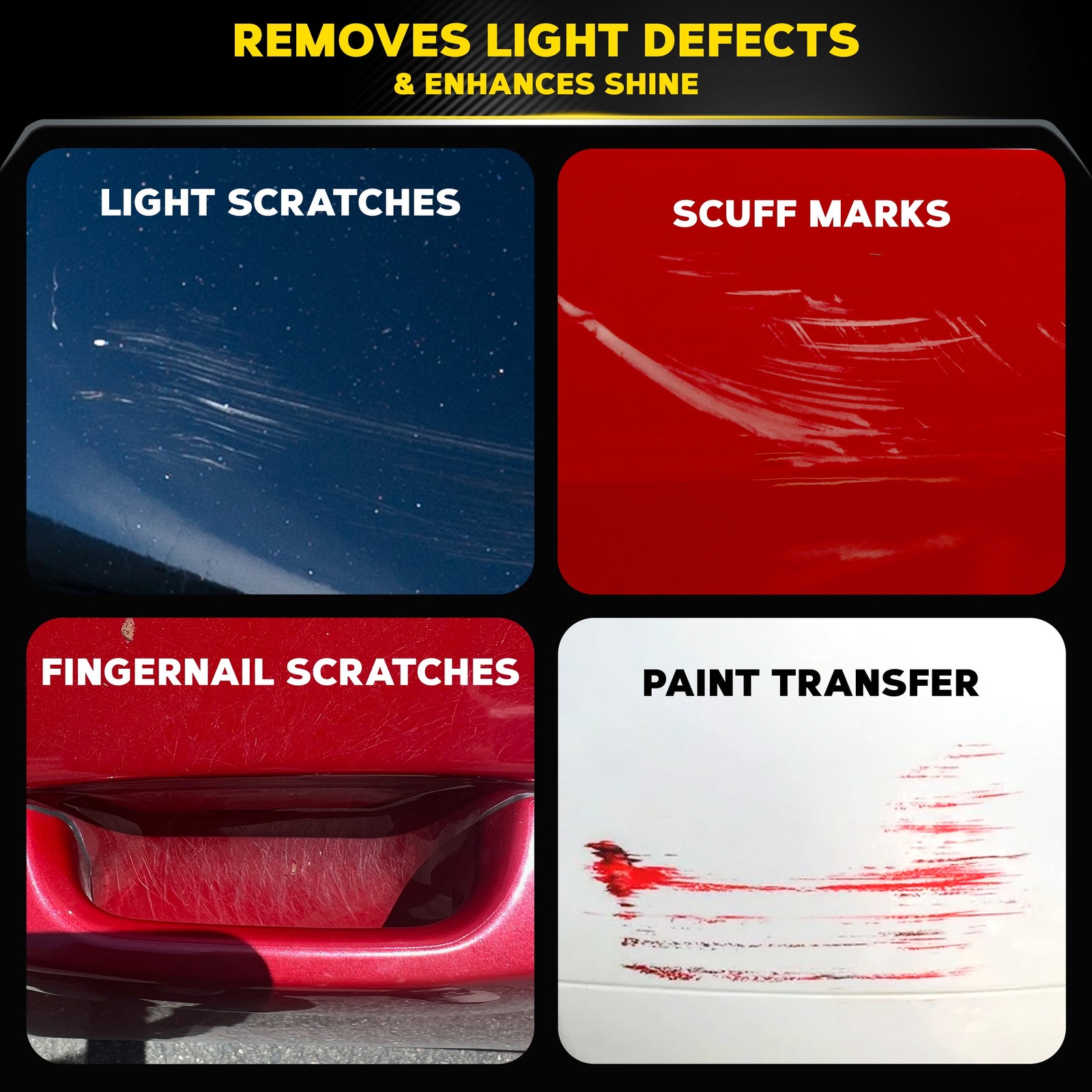 (2 pack) Meguiar’s Quik Scratch Eraser Kit, Car Care Kit with ScratchX