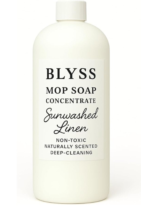blyss MOP SOAP Fragrance SUNWASHED LINEN 16.9 Fl Oz. Floor Cleaner SEALED NEW