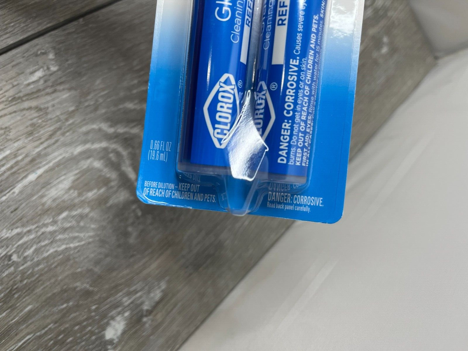 4ct Clorox Glass Cleaner Refill Cartridges for Glass Cleaner Spray Bottle