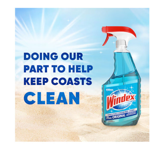 Windex Original Commercial Line 128 -fl oz Pour bottle Glass Cleaner