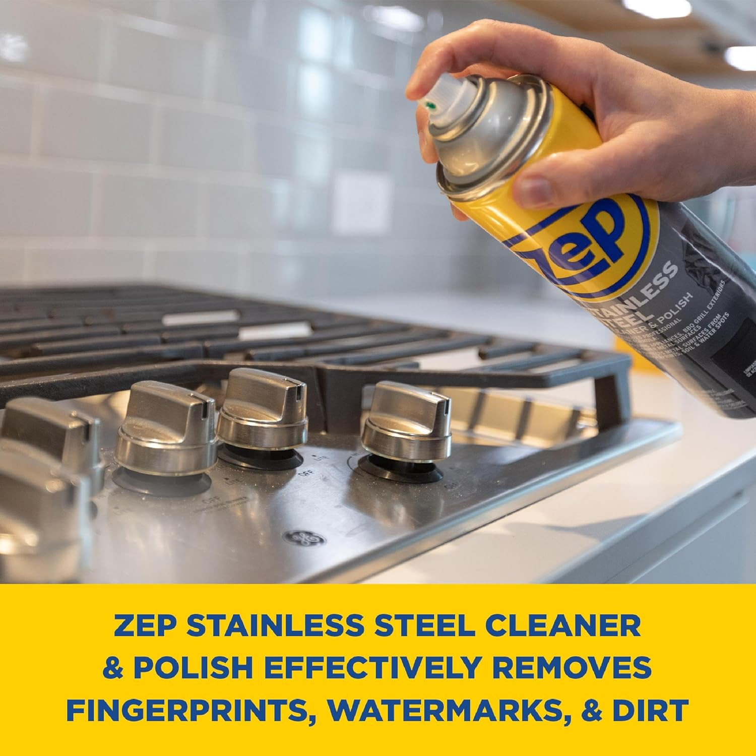 Zep Stainless Steel Cleaner and Polish 14 Ounces – ZUSSTL14 – Protects Metal Sur