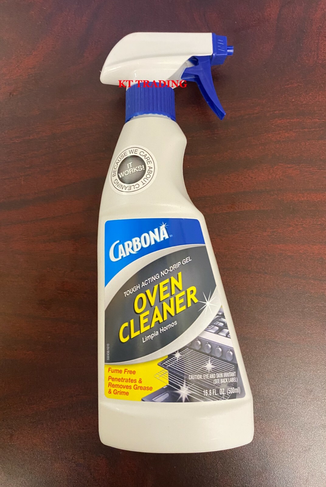CARBONA Oven Grill Cleaner Tough Grease Grime Remover ~ Fume Free 16.8oz Spray