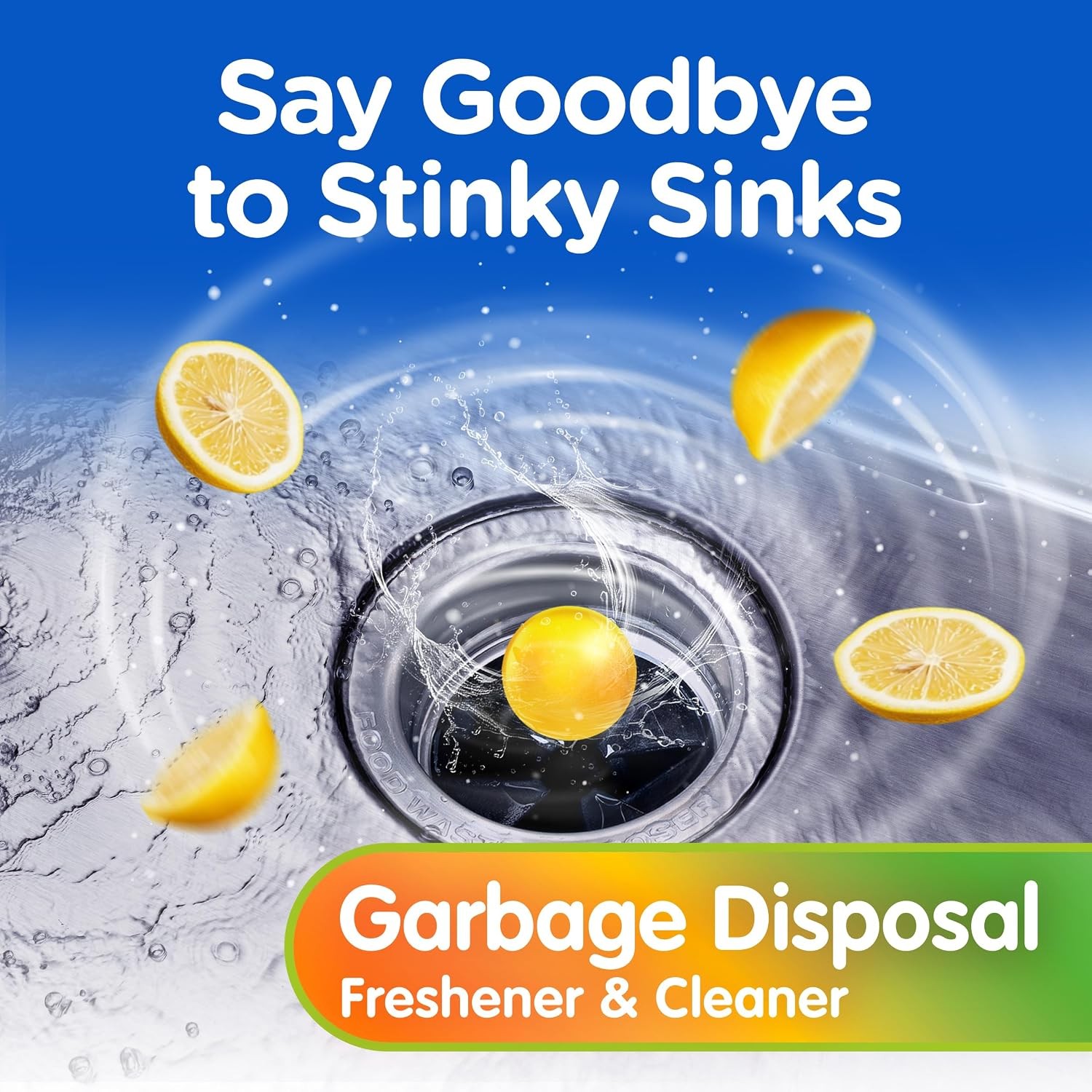 Compac Home [[60 Count]] Plink Garbage Disposal Cleaner and Deodorizer VALUE PAC