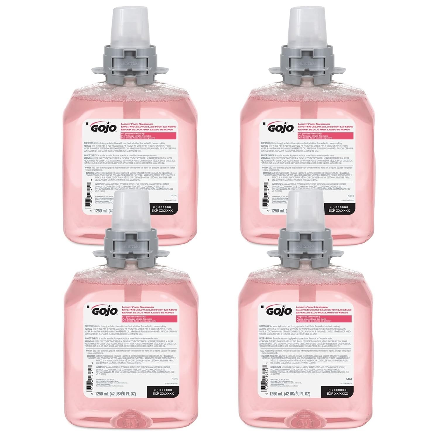 FMX-12 1250mL Foam Soap Refill, Cranberry, Pack of 4