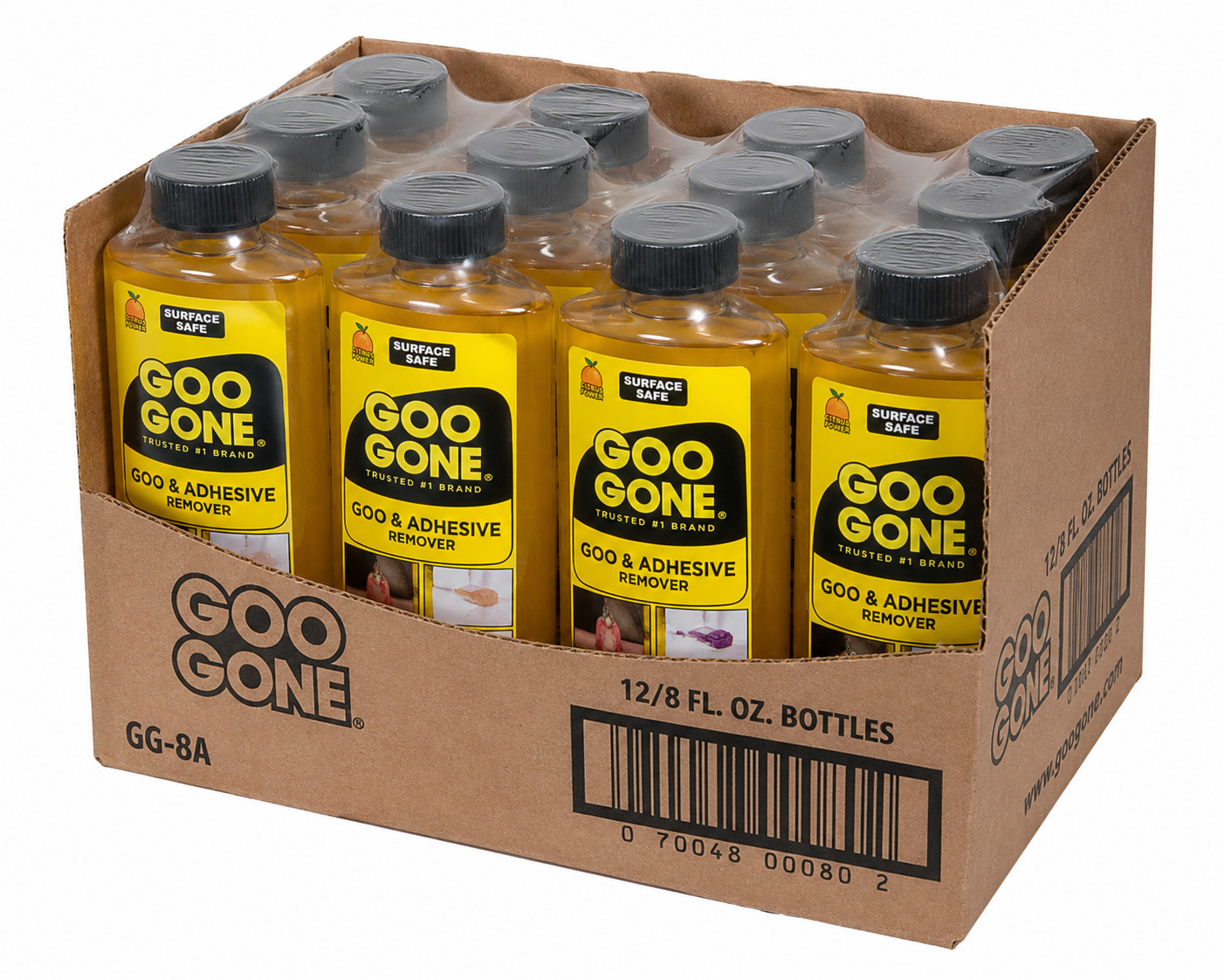 Goo Gone Adhesive Remover – 8 oz box of 12
