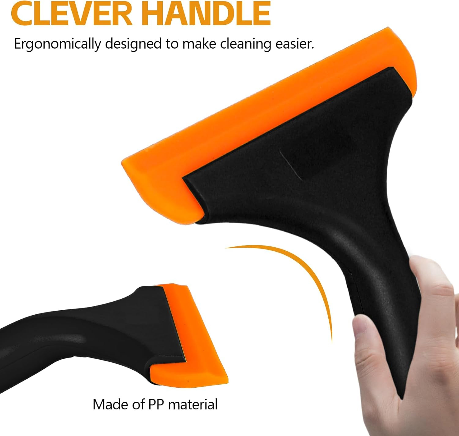 2PCS Silicone Squeegee, Small Squeegee for Car, Automotive Mini Window Squeegees