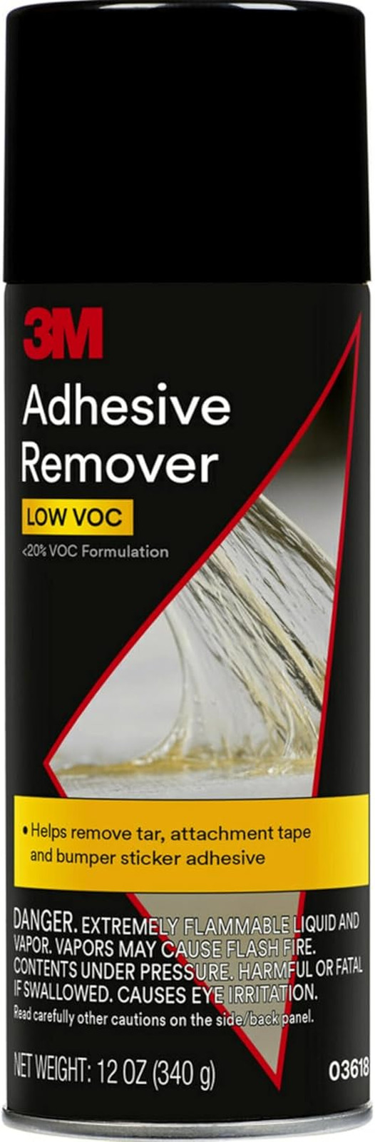 Adhesive Remover, 12 Oz., Quickly Remove Adhesive, Attachment Tape, Tar, Wax …
