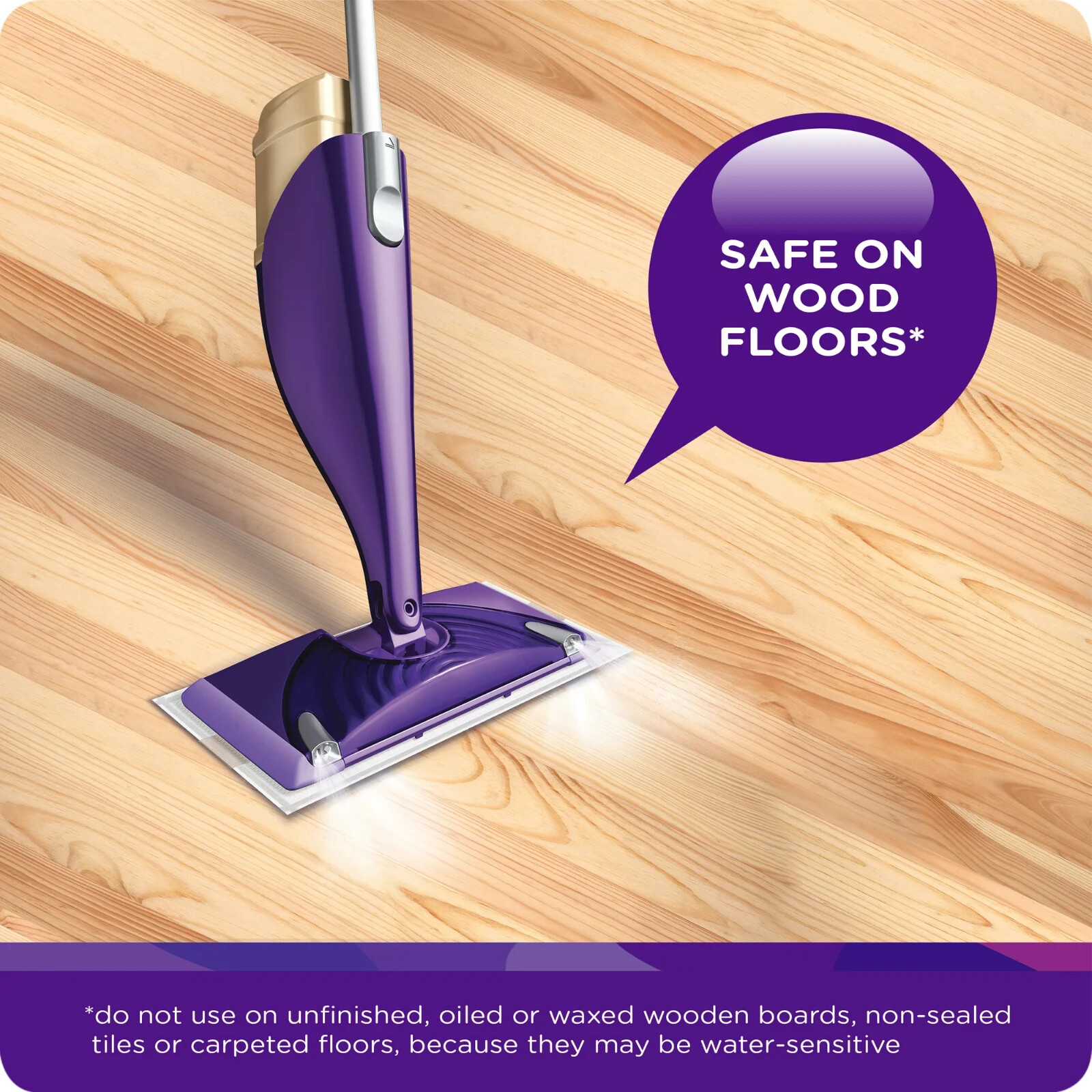 Swiffer WetJet Liquid Floor Cleaner, Lavender Vanilla & Comfort, 1.25 Liter (2 P