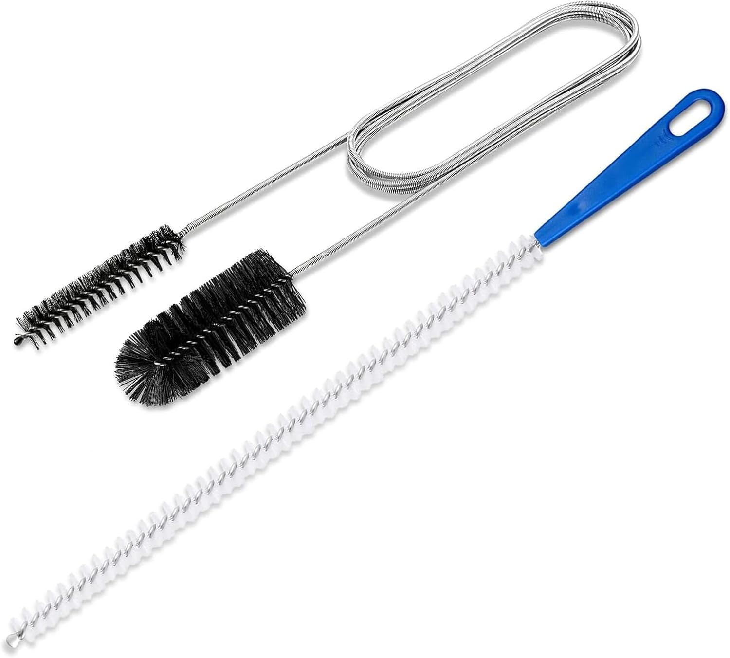 Flexible Drain Brush 61 Inch, Nylon Pipe Cleaner Tool
