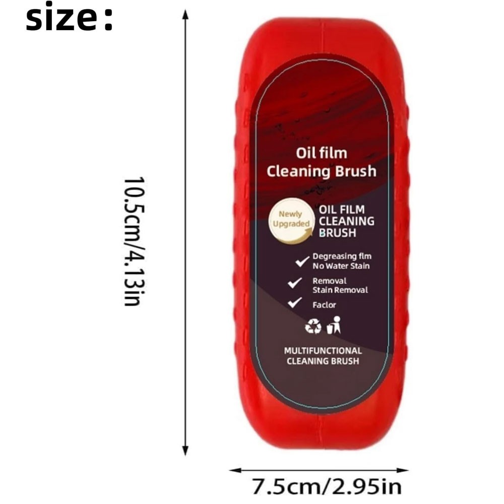 2 Pack 120ML Automotive Oil Film Cleaning Brush for Car Windows Glass Cleaning