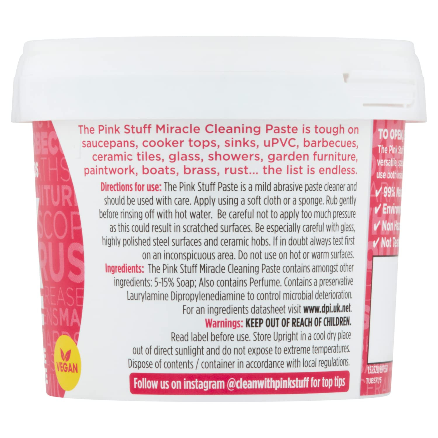 The Pink Stuff Cleaner Stardrops All Purpose Cleaning Paste Kitchen Shower Bath