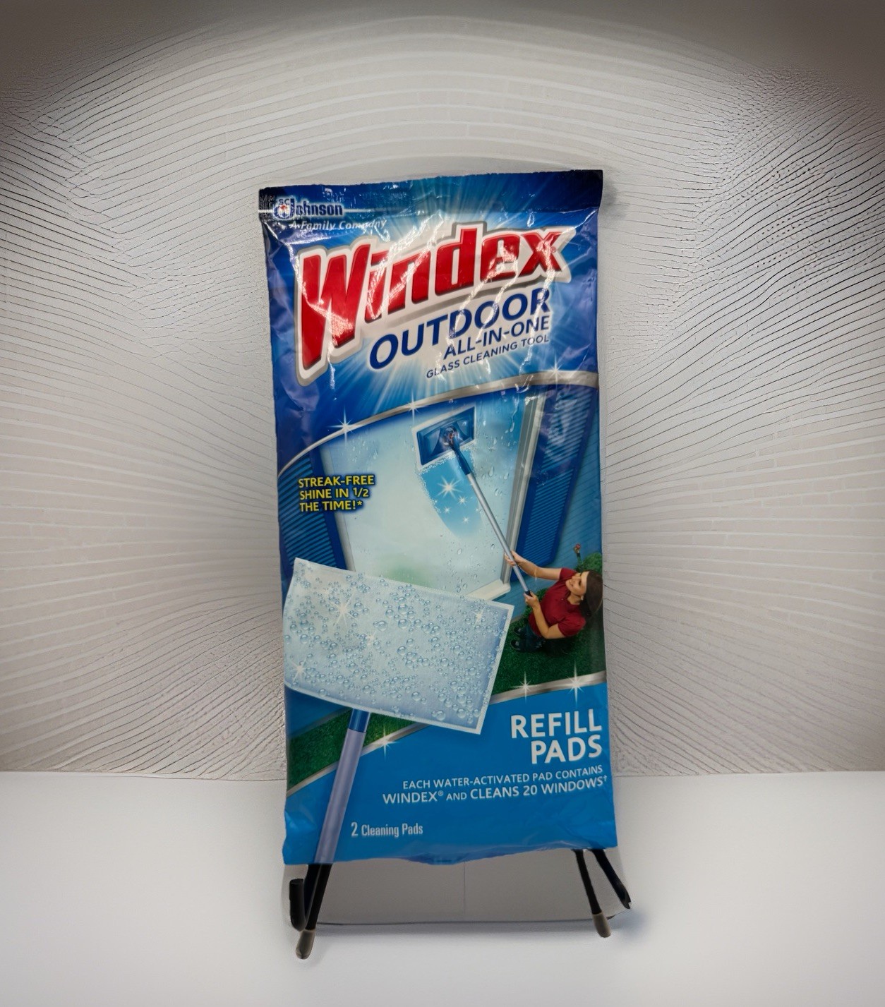 Windex Outdoor Refill Cleaning Pad Windows 1 Pk 2 Pads Discontinued NOS 2011