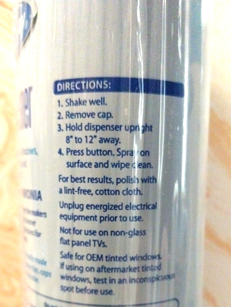 2X – Sprayway Glass Cleaner Aerosol Spray 19 oz (each can)