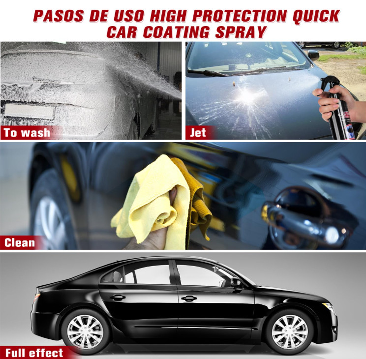 2PCS Car Nano Paint Coating Agent Water Displacement Coating Auto Nano 120 ML