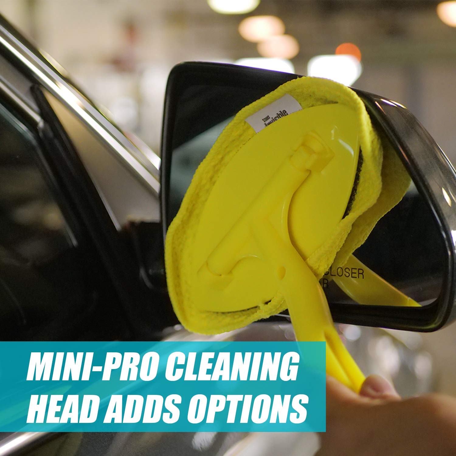 95164 Reach & Clean Wet-Dry Pro Windshield Cleaning Tool With Extendable Hand…