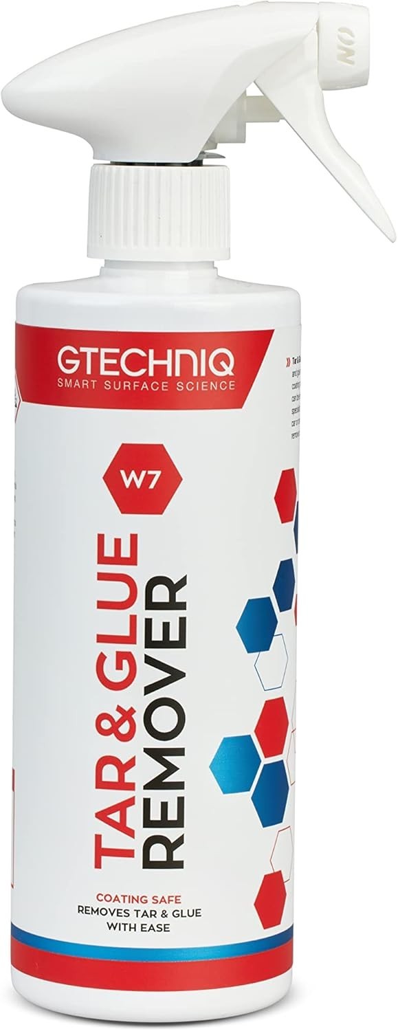 W7 Tar and Glue Remover 16.9 Fl Oz Safe for Car Paint and Bodywork Cleaning