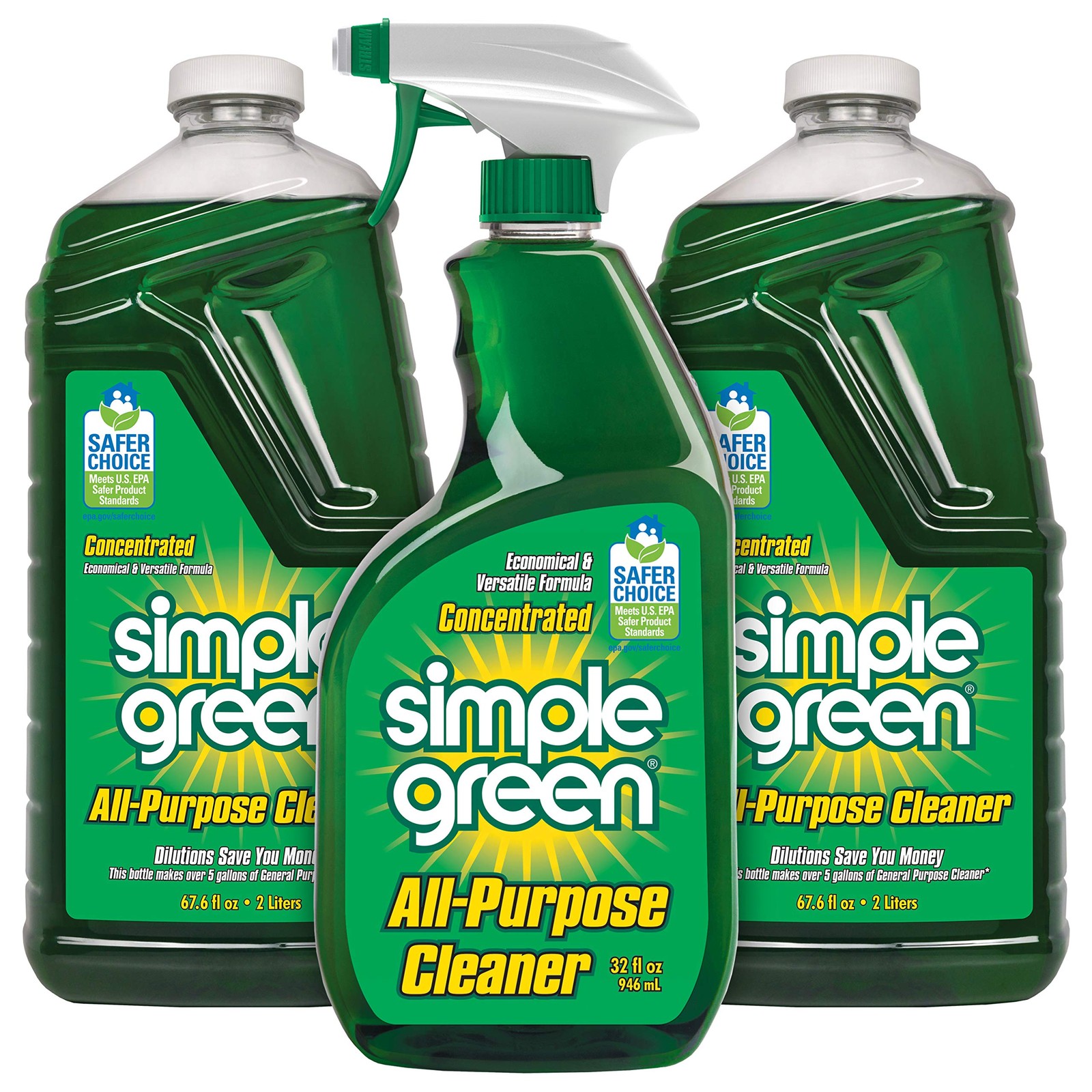 Simple Green All-Purpose Cleaner Spray and Refill, 1 Count (Pack of 1),