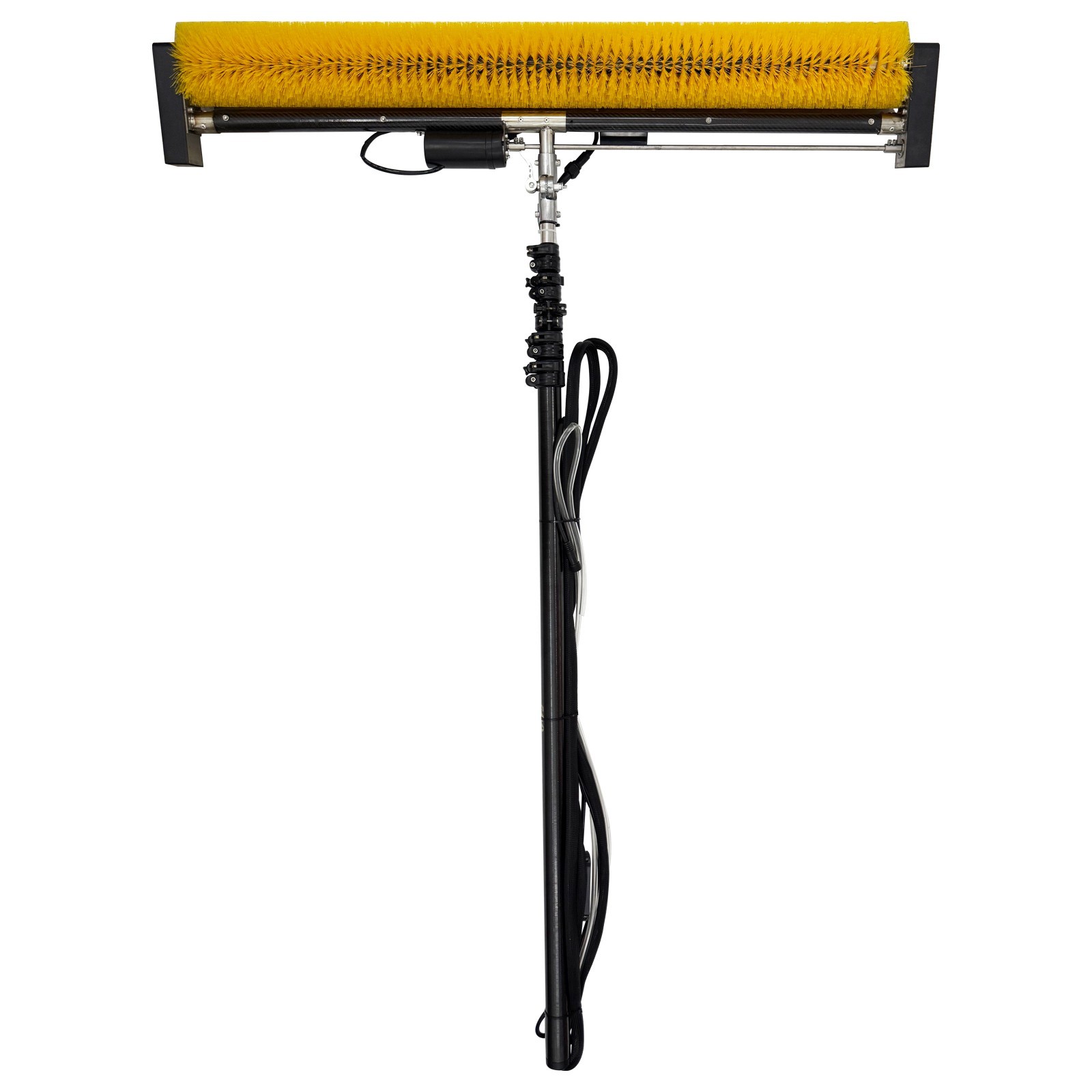 16.4ft Automatic Solar Panel Cleaner High-Efficiency Scrubbing Roller Brush 110V