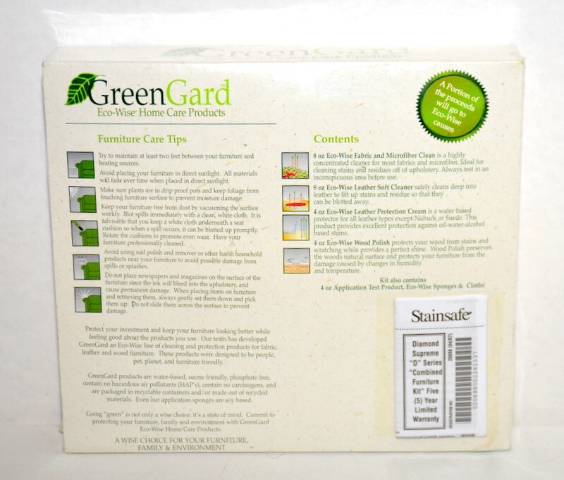 GreenGard Eco-Wise Home Care Products – for Fabric, Leather & Wood – New