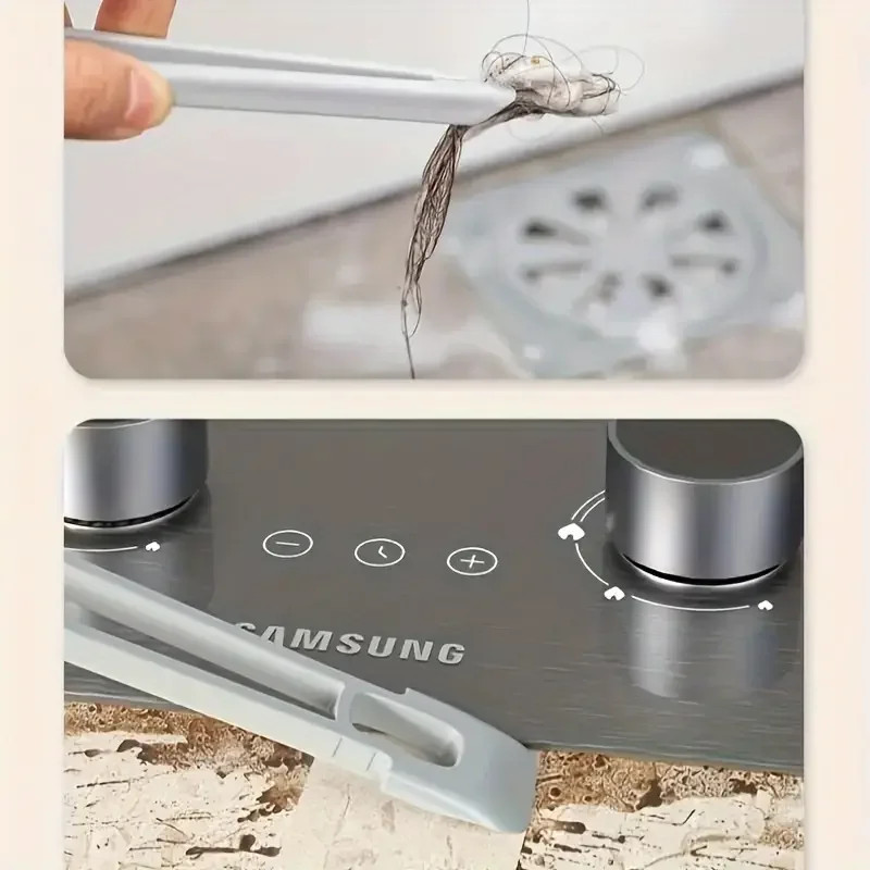 4 in 1 360° Scrubber Brush with Scraper for Bathroom Kitchen