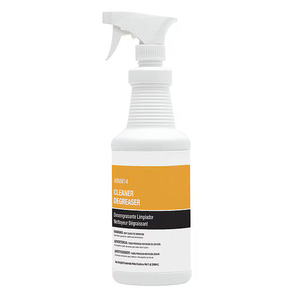 Manufacturer Varies Degreaser, 1 Qt Trigger Spray Bottle, Liquid, Green 49NW14