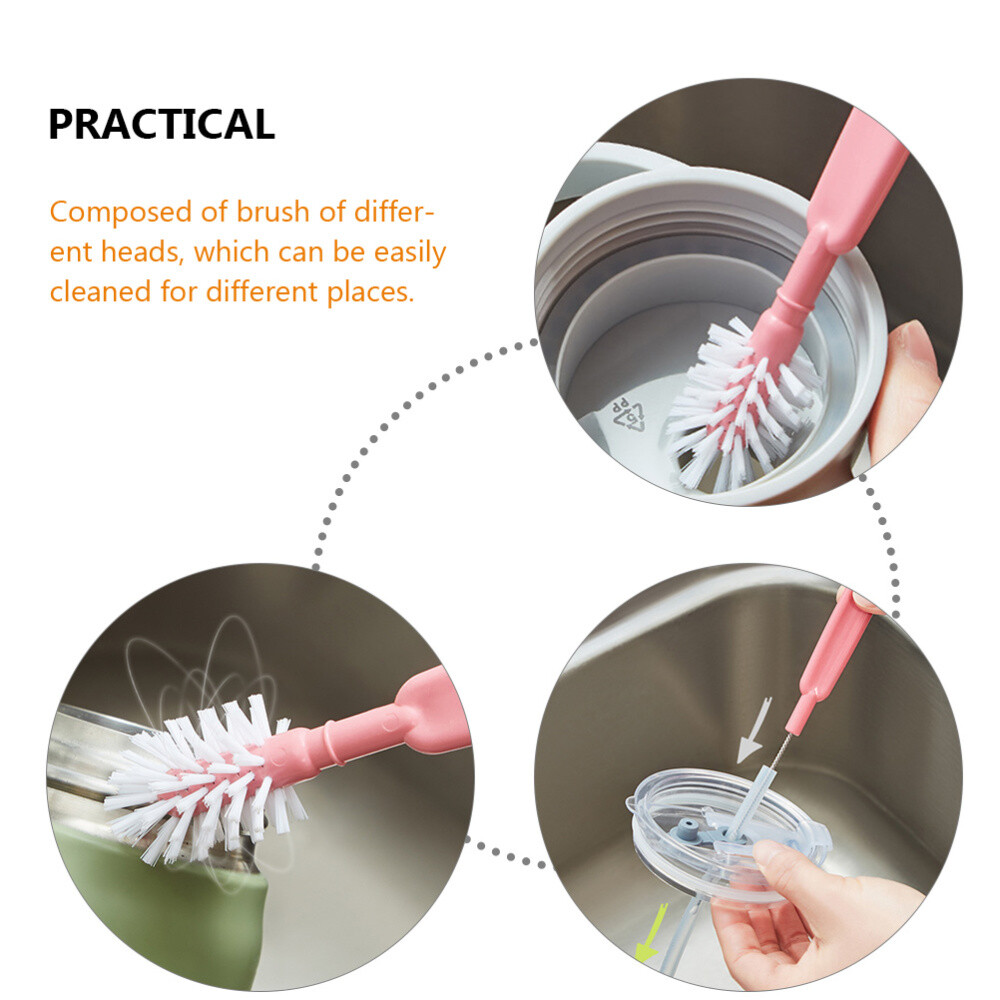 1 Set Bottle Brush Straw Brush Cup Cleaner Brush Water Bottle Cleaning Brush