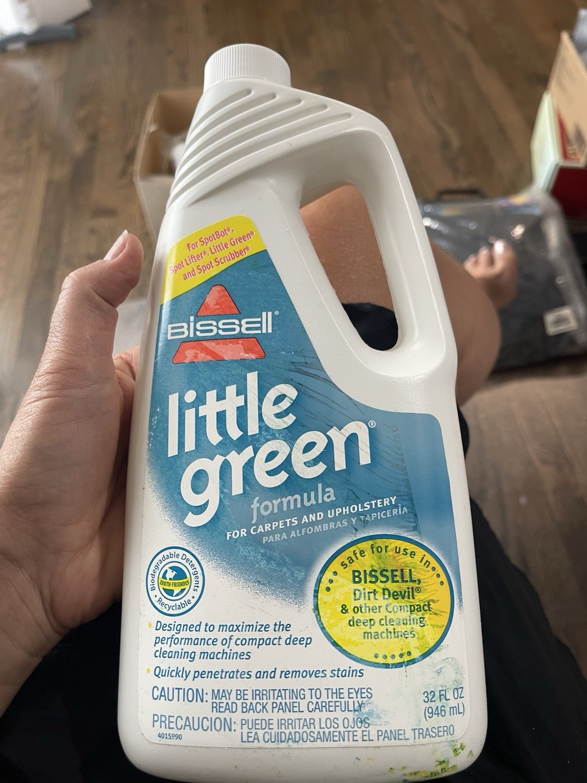 Bissell Little Green Formula Sealed 32oz Carpets Upholstery Spot Lifter