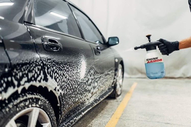 Car Wash Soap for Foam Cannon Pressure Washer Foam Gun Wash Brush Mitt | Detaili