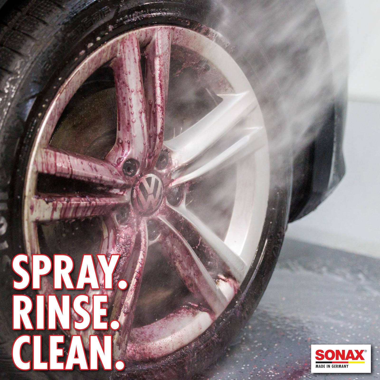 Sonax Wheel Cleaner Plus 169.1 fl oz Acid Free Powerful Formula for All Wheels
