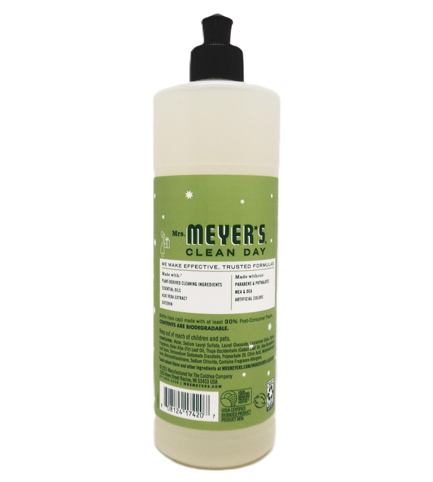 Mrs. Meyer’s Clean Day Iowa Pine Scent Liquid Dish Soap 16 oz
