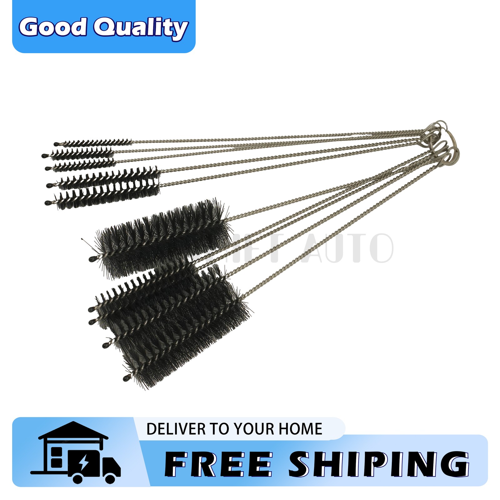 10PCS Set NylonSmall Long Cleaning Straw Brush Cleaner Bottle Tube Pipe US