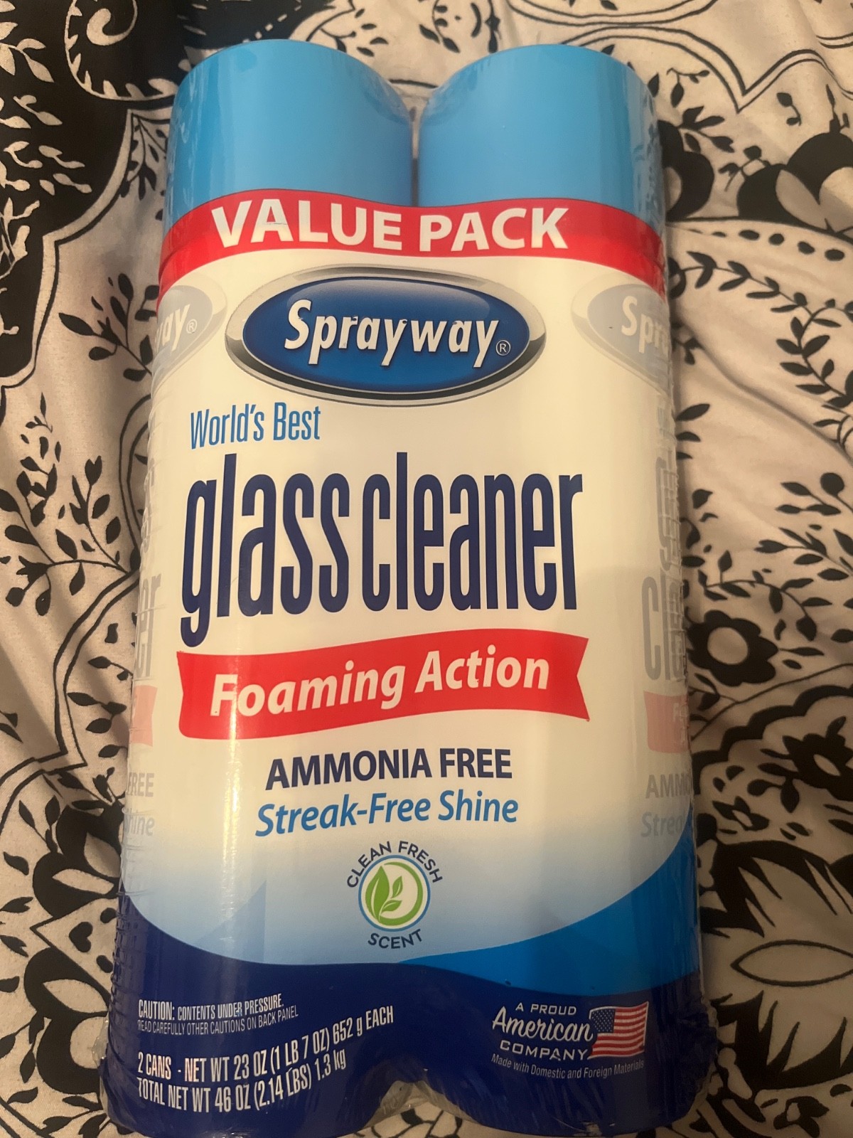 2 PACK Sprayway World’s Best Glass Cleaner, Value Pack, 23OZ