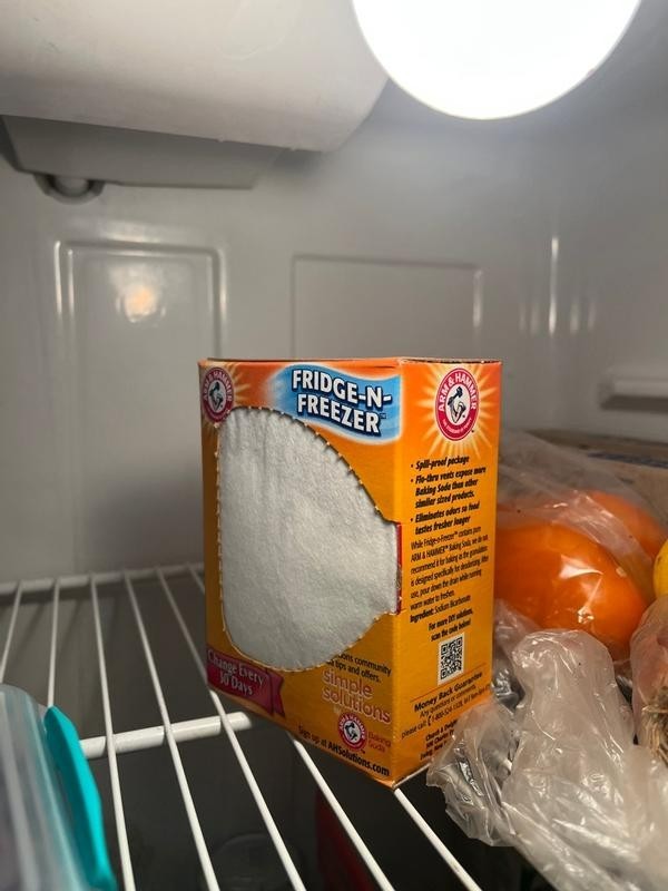 Baking Soda, Arm & Hammer – 14 oz (Pack of 2) – Fridge and Freezer Odor Absorber