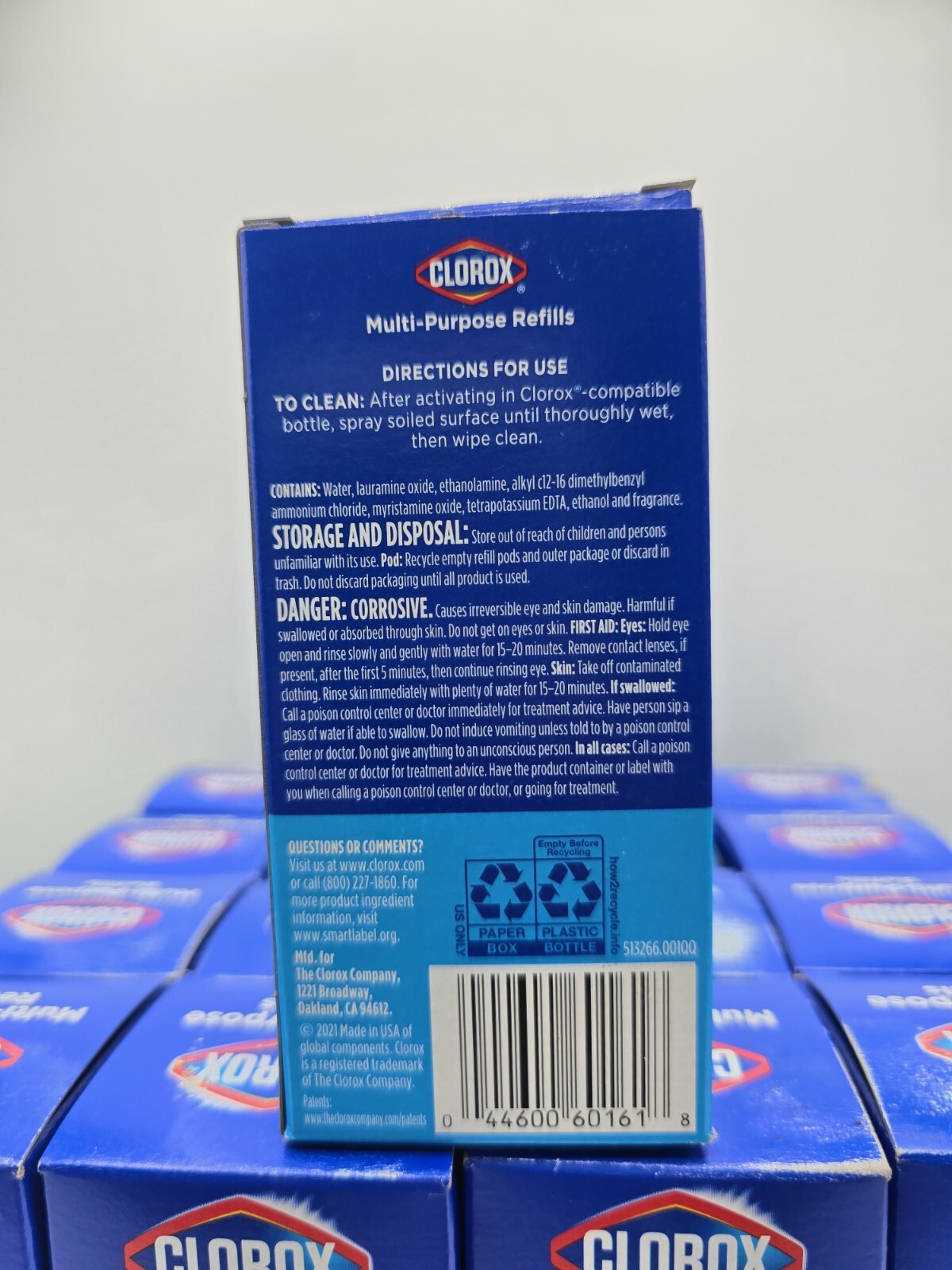 Lot Of 17 Clorox Multi-Purpose Cleaner Refills 2 pack Crisp Lemon New in Box