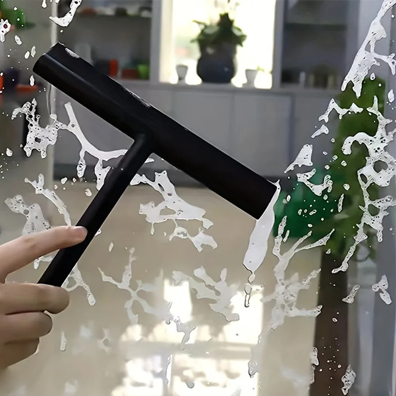 1Pc, Handheld Shower Squeegee, Glass Wiper, Household Cleaning Squeegee, Water R