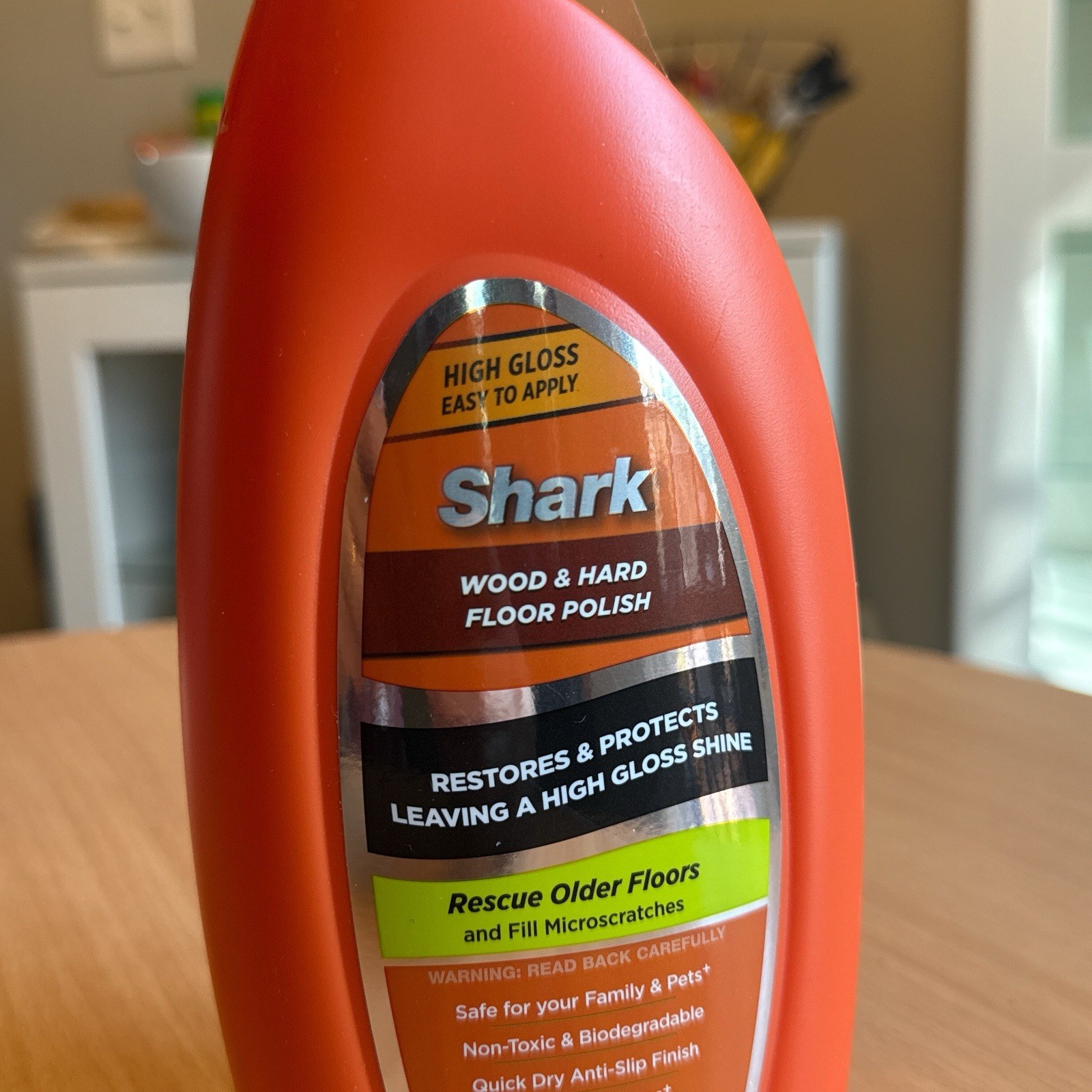 Shark Sonic Duo Wood & Hard Floor Polish 28 Fl oz Orange Bottle Sealed
