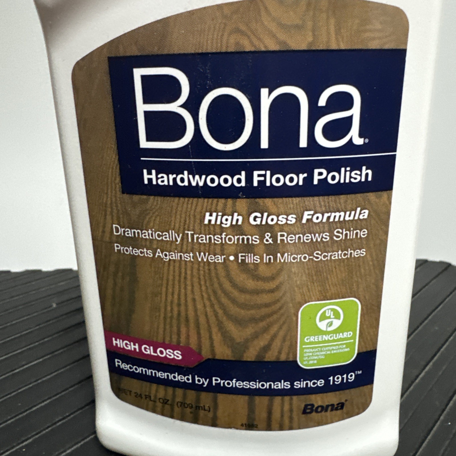 Bona Hardwood Floor Polish Quick & Easy Polishing HIGH GLOSS 24 fl oz bottle NEW
