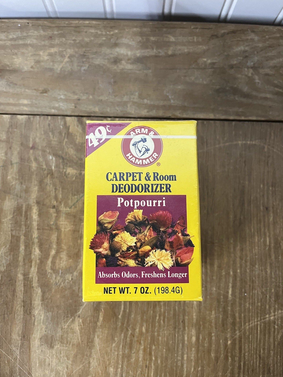 Vintage 1990 Arm And Hammer Capet & Room Deodorizer Potpourri 7oz NOS