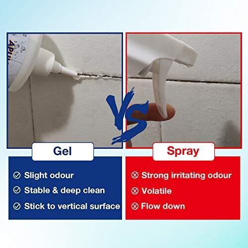 APULITO Home Mold Stain Cleaning Gel Mildew Cleaner Gel for Bathroom Kitchen