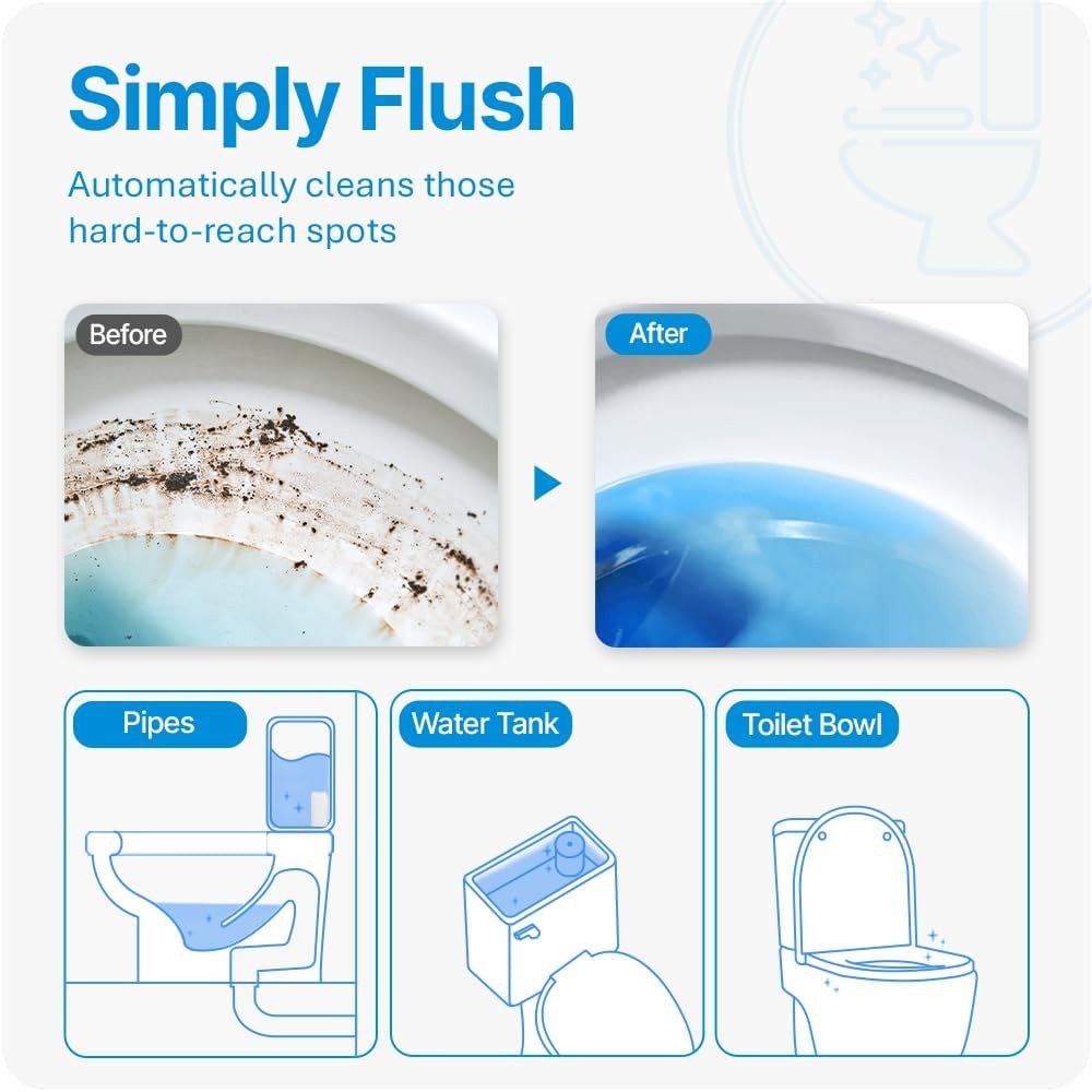 Automatic Toilet Bowl Cleaners Forest Green 68 Bottles(UPTO 2500 FLUSHES/Bottle