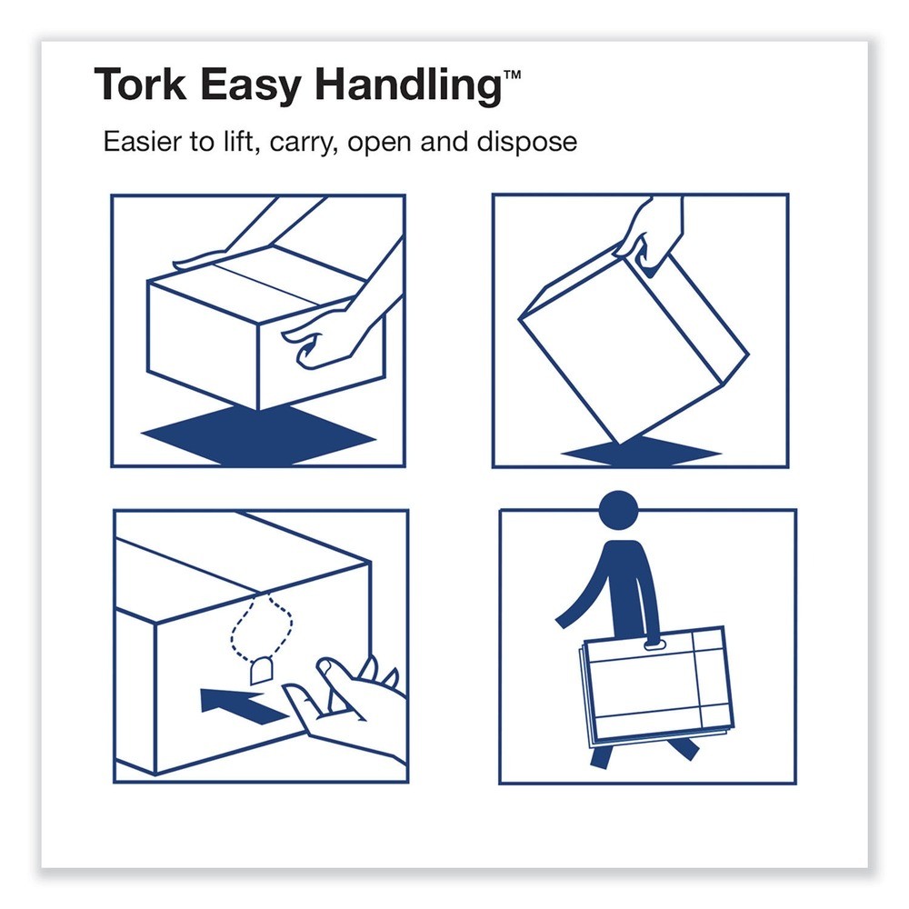 Tork TM6130S Advanced 2-Ply Septic Safe Bath Tissue – White (48/Carton) New