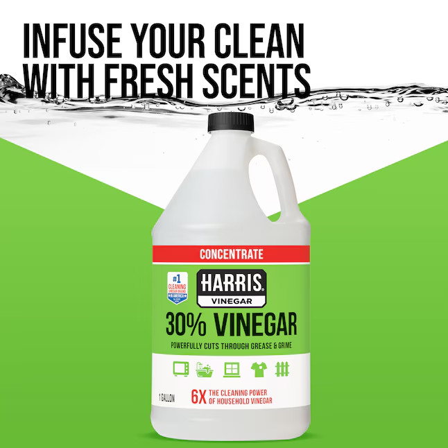 Harris 30% Concentrated Vinegar 1-Gallon Multi-Use All-Purpose Cleaning Solution
