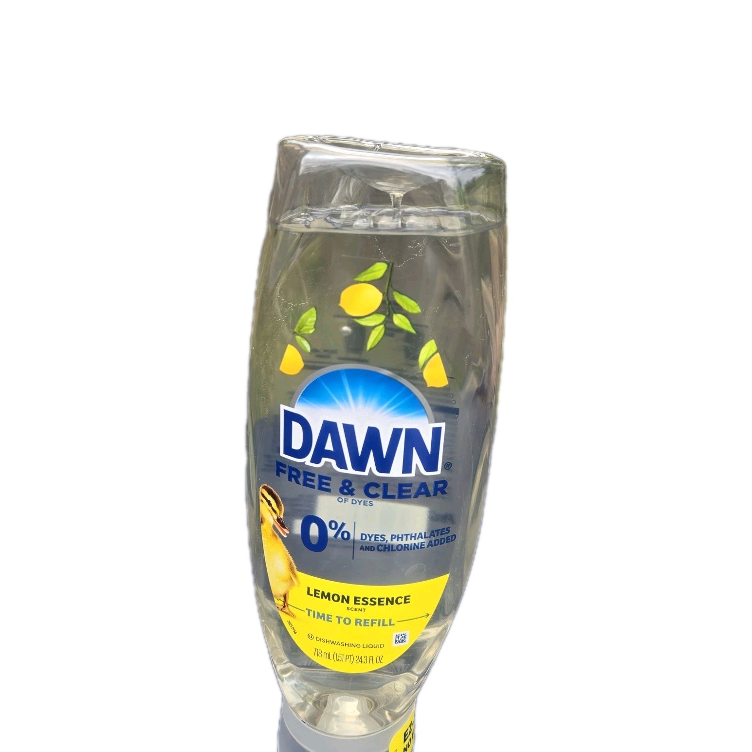 DAWN FREE & CLEAR Lemon Essence Scent Dishwashing Liquid 718ml/24.3Fl Oz