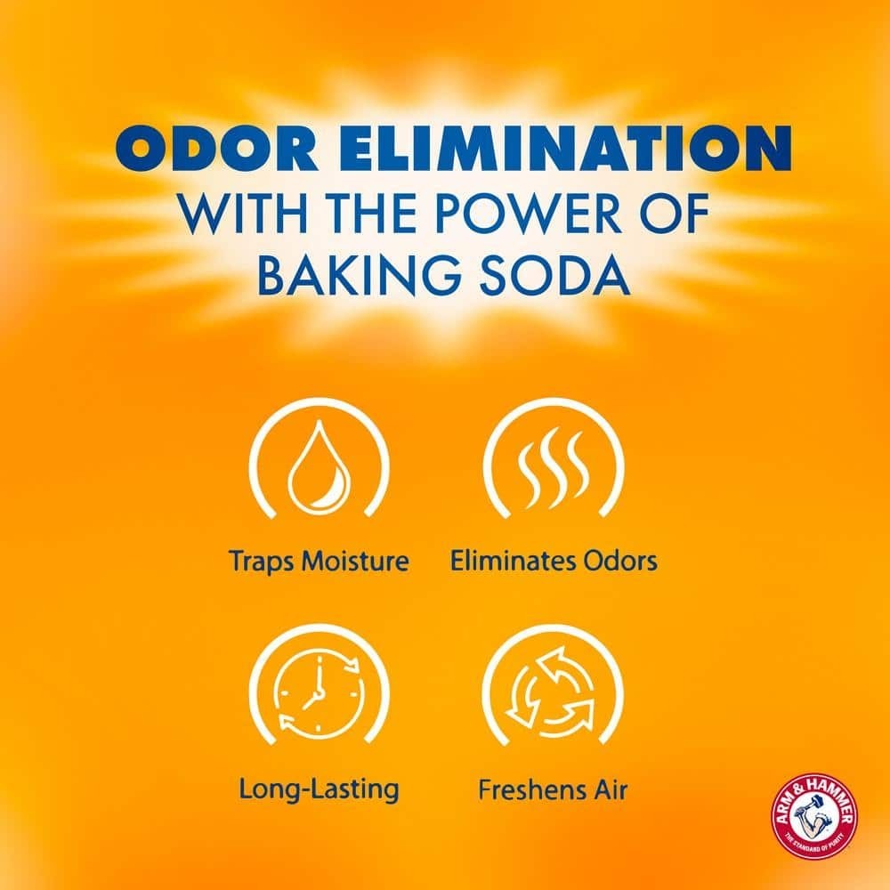 (3-Pack) 16 Oz. Moisture Absorber Odor Eliminator Hanging Bags Arm And Hammer