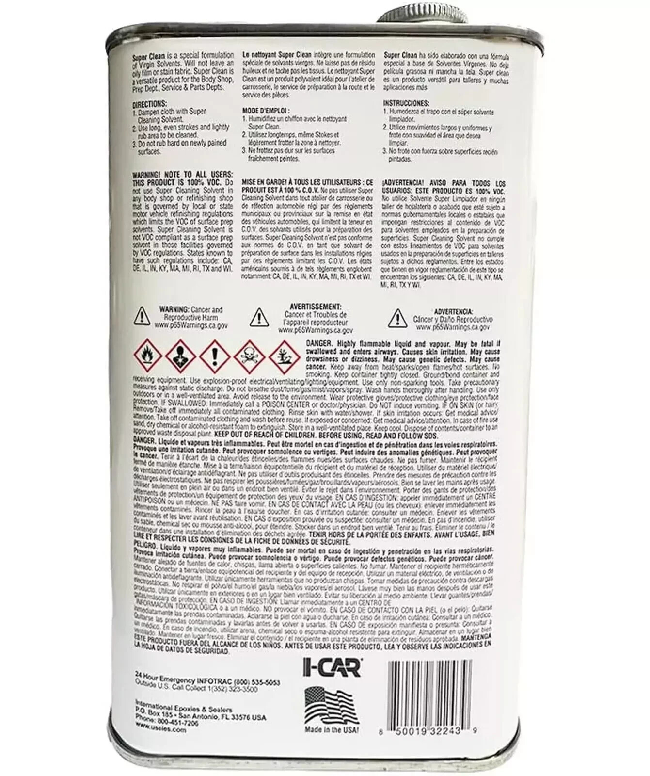 IES 1700 Super Cleaning Solvent 32 OZ – 1 Pack